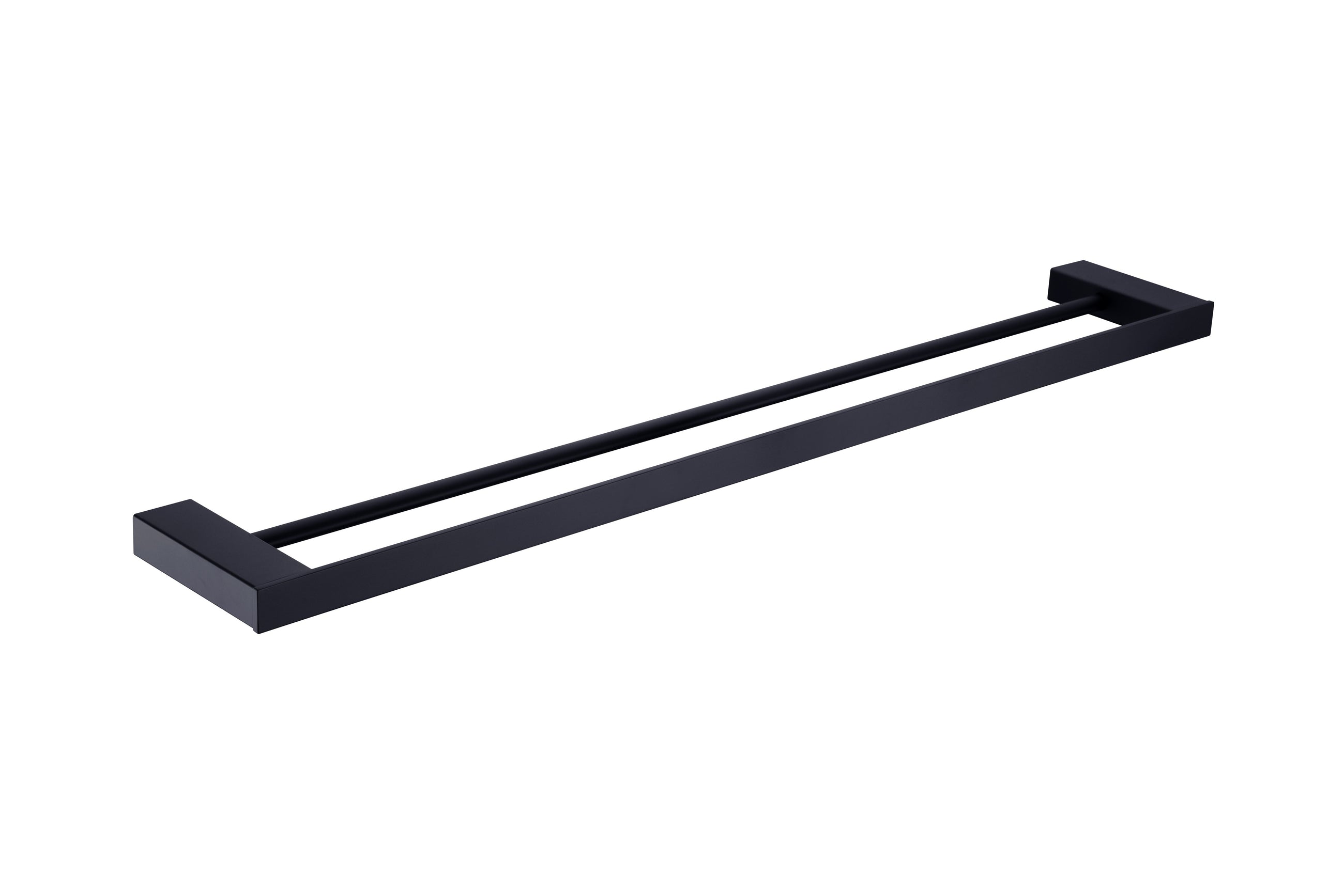 Celia Double Towel Rail 600mm Matte Black