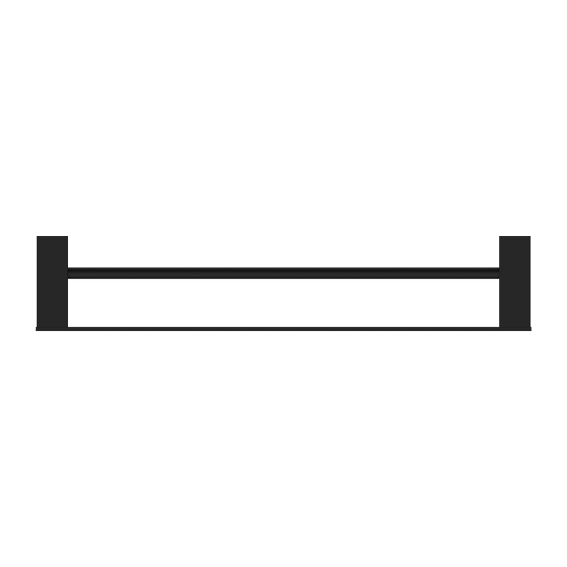 Celia Double Towel Rail 600mm Matte Black