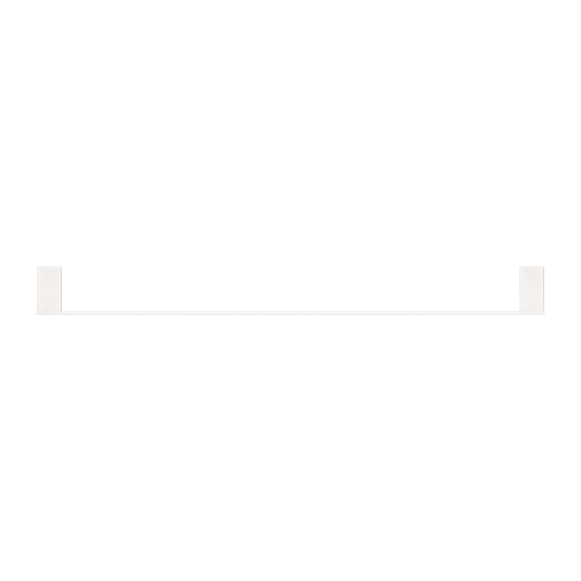 Celia Single Towel Rail 800mm Brushed Nickel