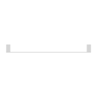 Celia Single Towel Rail 800mm Chrome