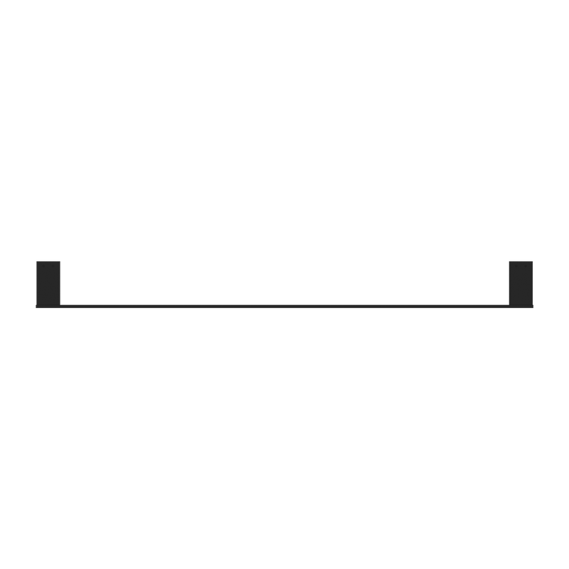 Celia Single Towel Rail 800mm Matte Black