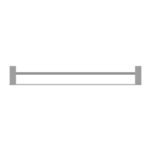 Celia Double Towel Rail 800mm Chrome