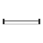 Celia Double Towel Rail 800mm Matte Black