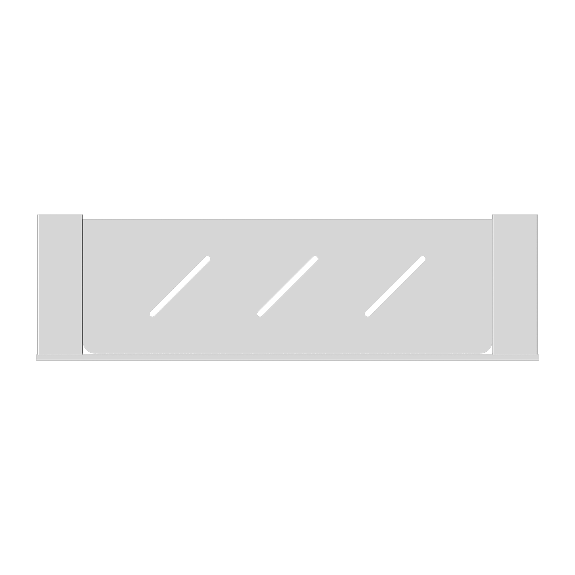 Celia Metal Shelf Chrome