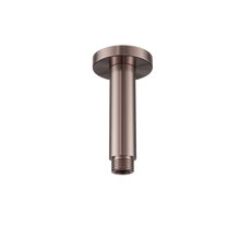 Round Ceiling Arm 100mm Length Brushed Bronze