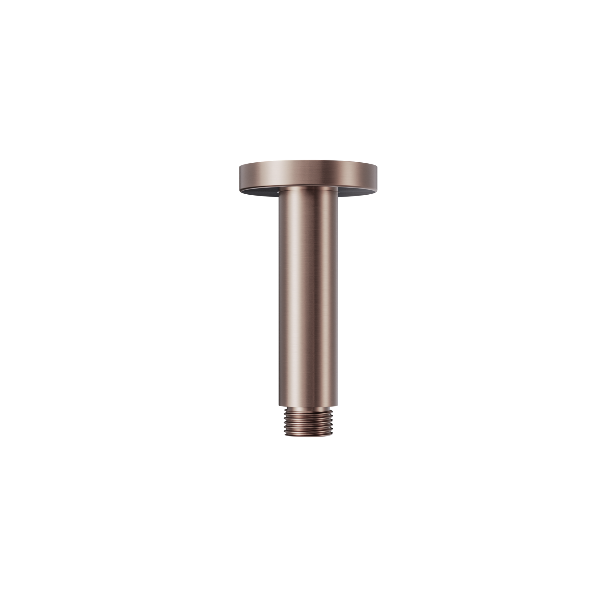 Round Ceiling Arm 100mm Length Brushed Bronze