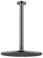 250mm Round Shower Head Gun Metal