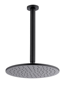 300mm Round Shower Head Matte Black