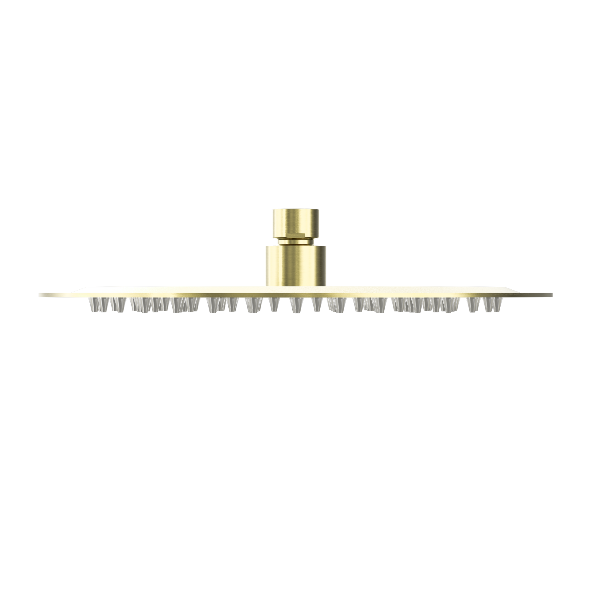 250mm Round Stainless Steel Shower Head 4 Star Rating Brushed Gold