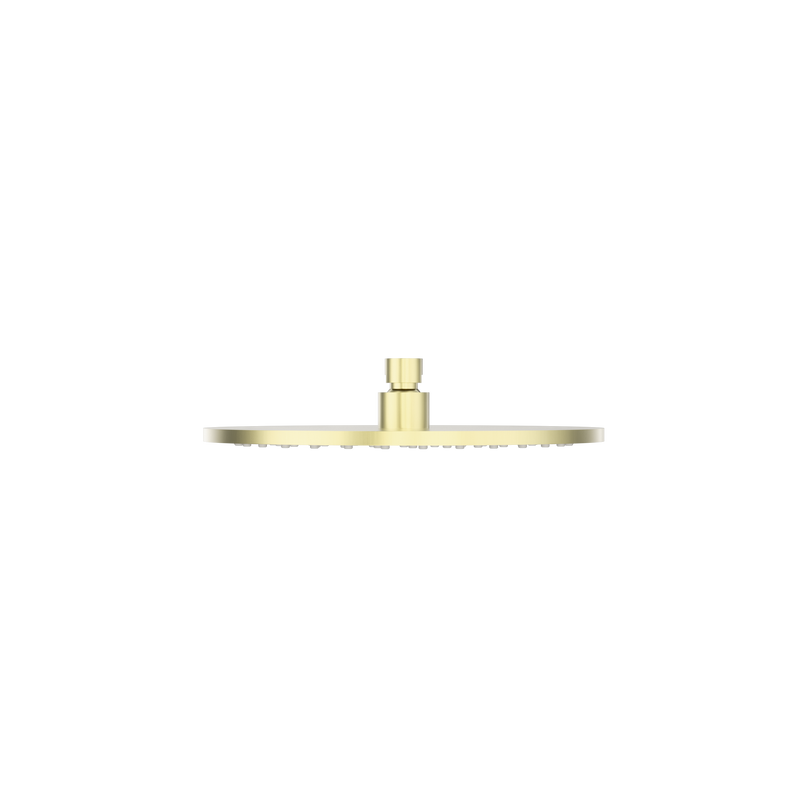 250mm Round Metal Shower Head II Brushed Gold