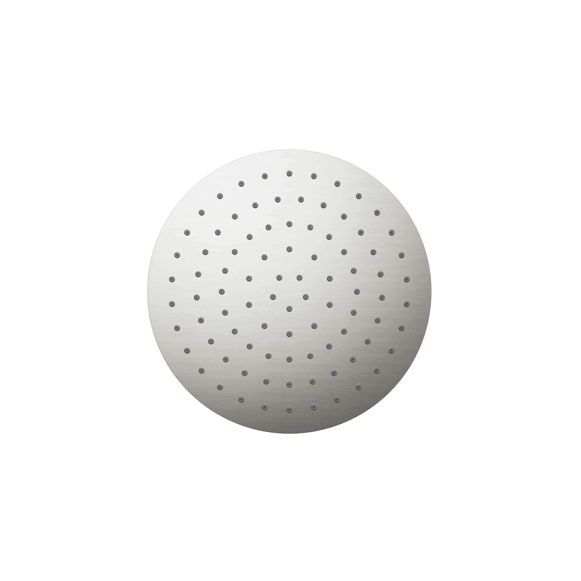 250mm Round Metal Shower Head II Brushed Nickel