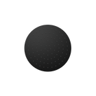 250mm Round Metal Shower Head II Matte Black
