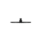 250mm Round Metal Shower Head II Matte Black