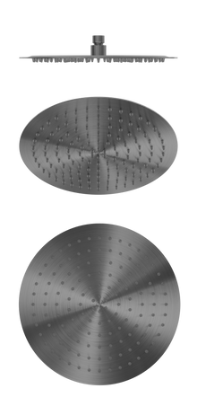 Zen SS316L 300mm Round Shower Head Graphite