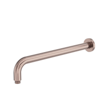 Zen SS316L Round Shower Arm 400mm Length Brushed Bronze