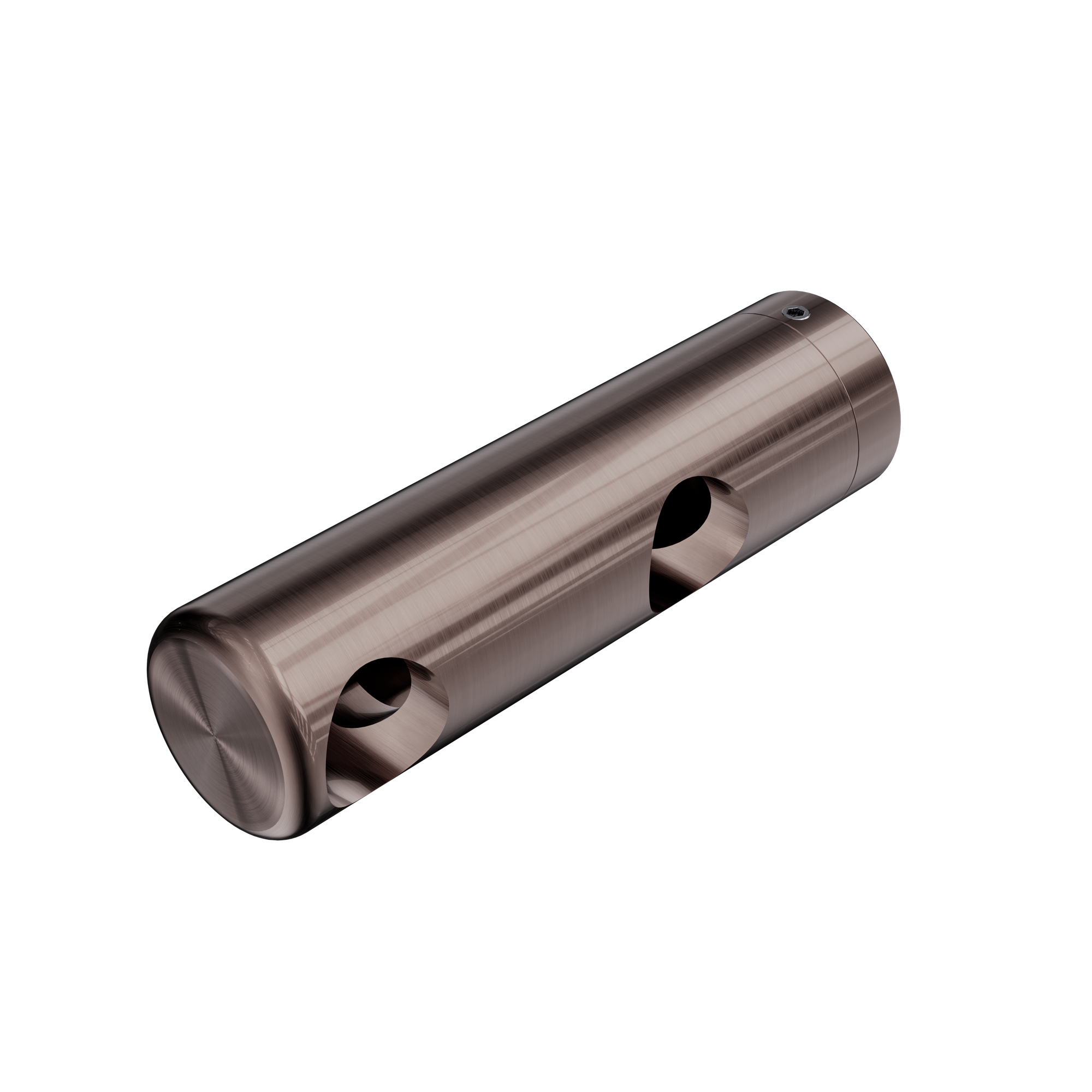 Mecca Care Make Your Own 25mm Grab Rail Double Towel Bracket Left Brushed Bronze