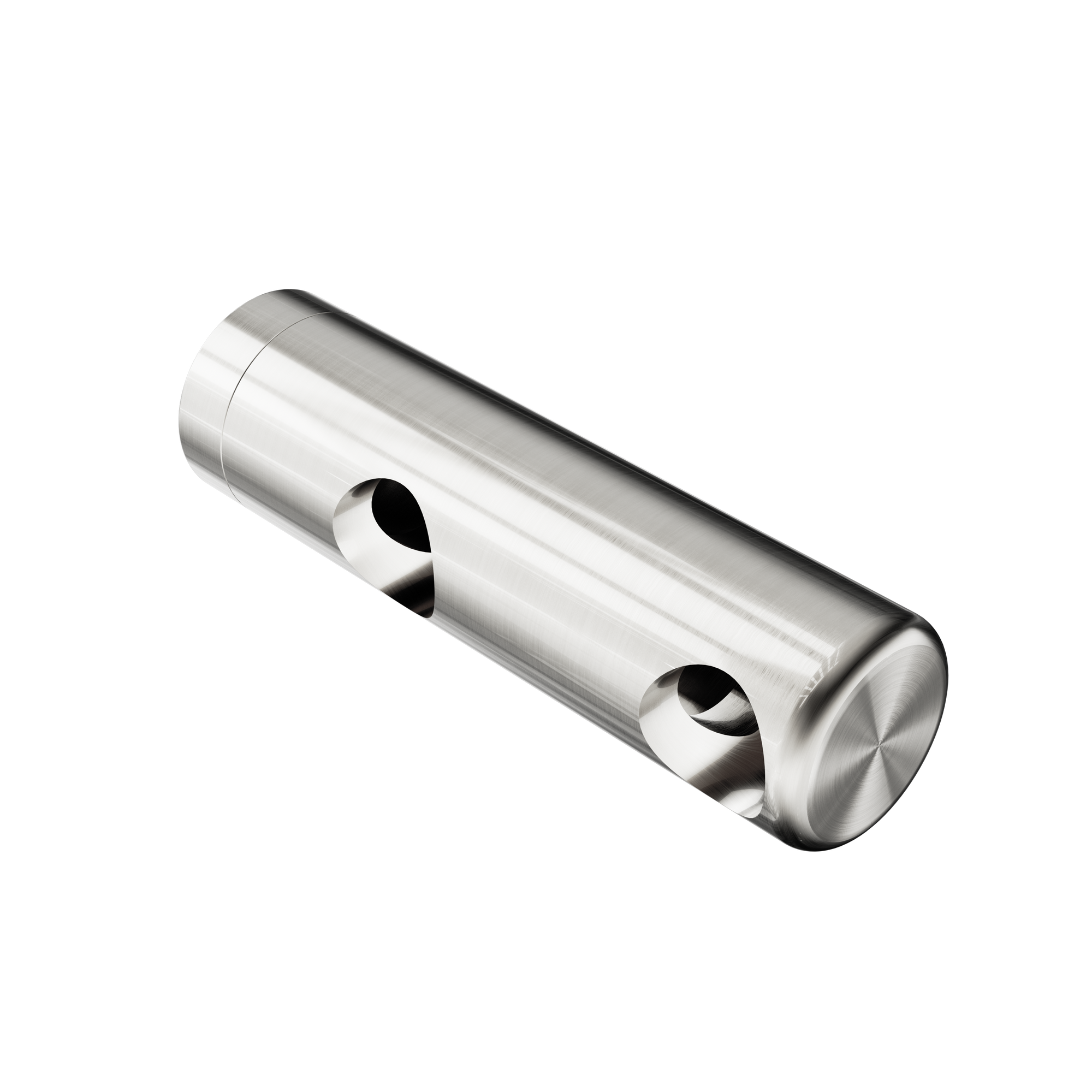 Mecca Care Make Your Own 25mm Grab Rail Double Towel Bracket Right Brushed Nickel