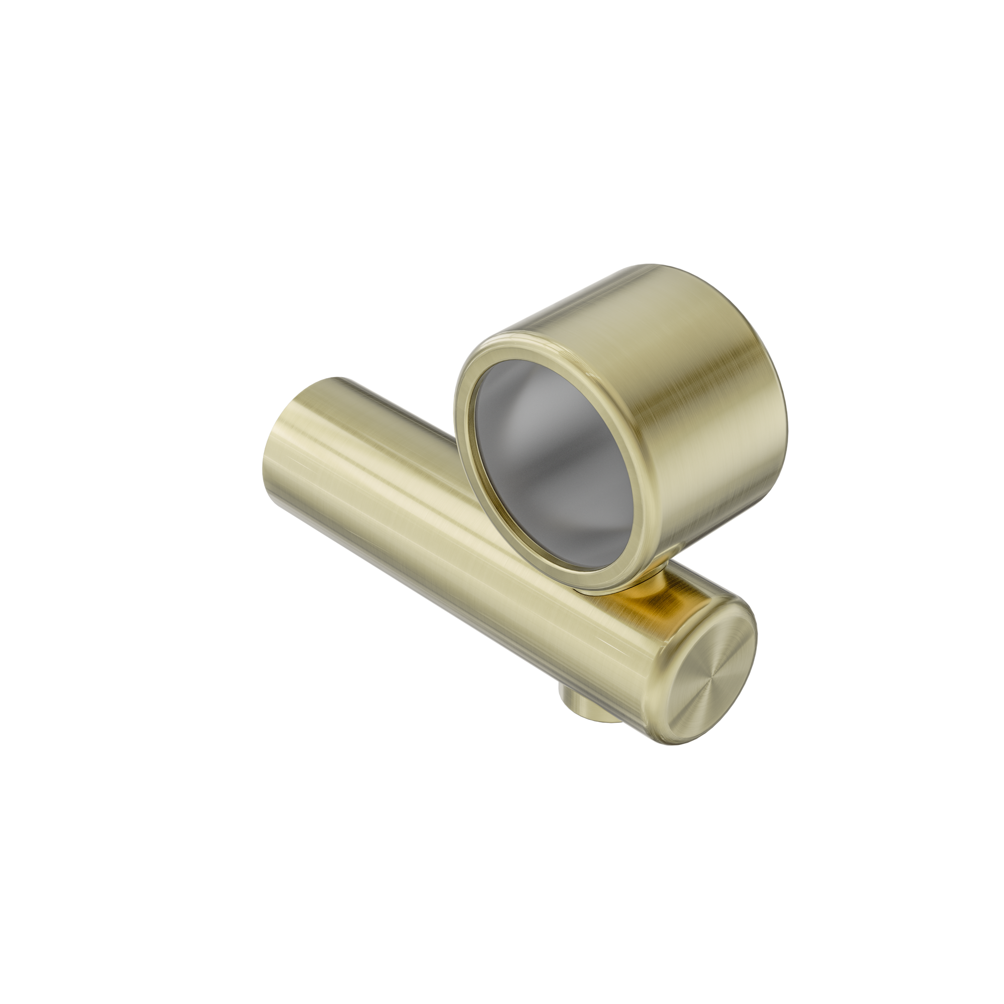 Mecca Care Make Your Own 32mm Hand Rail Undermount Mid Bracket Brushed Gold