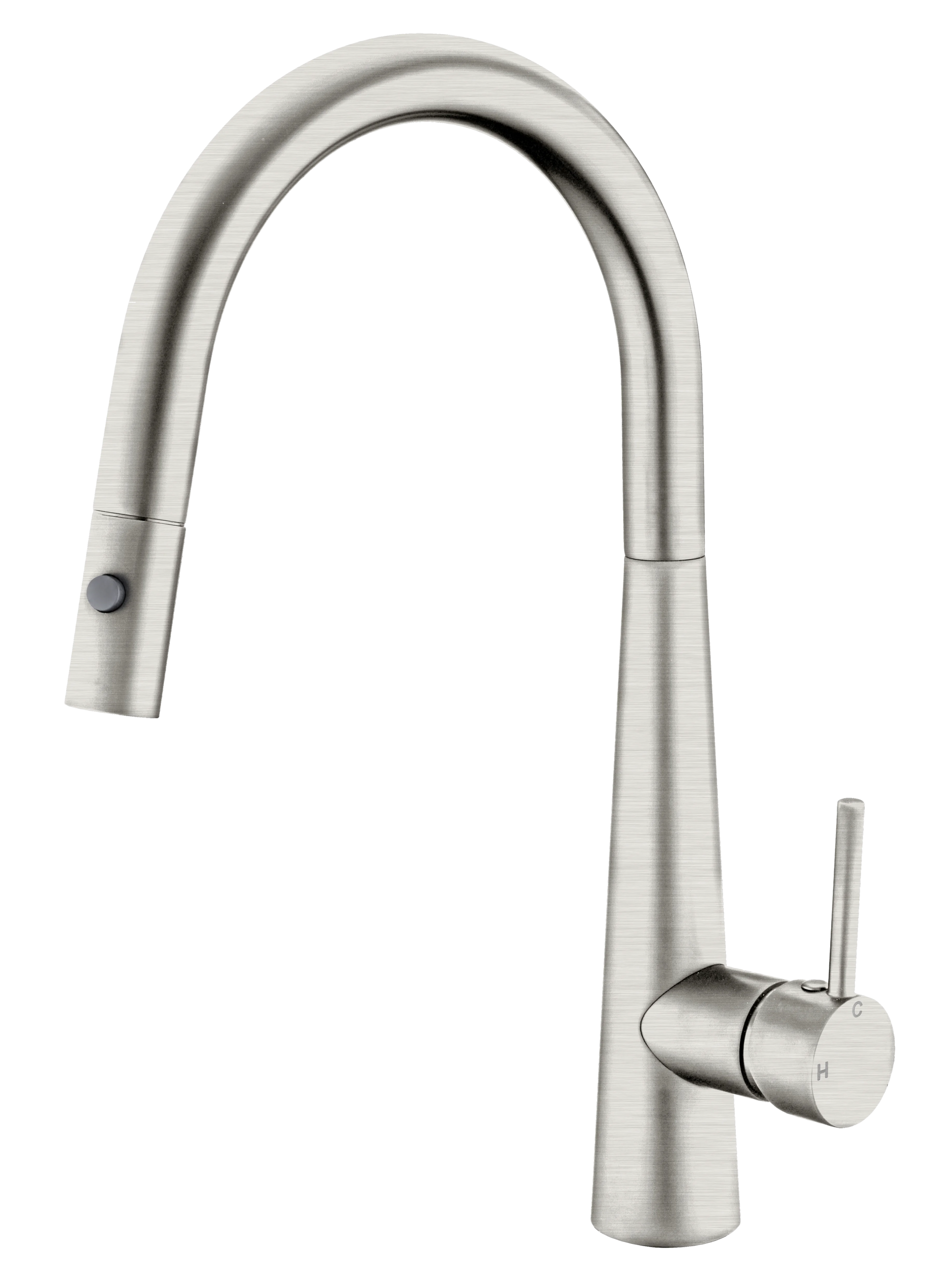 Dolce Pull Out Sink Mixer With Vegie Spray Function Brushed Nickel
