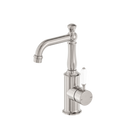 York Basin Mixer With White Porcelain Lever
