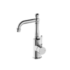 York Basin Mixer With White Porcelain Lever