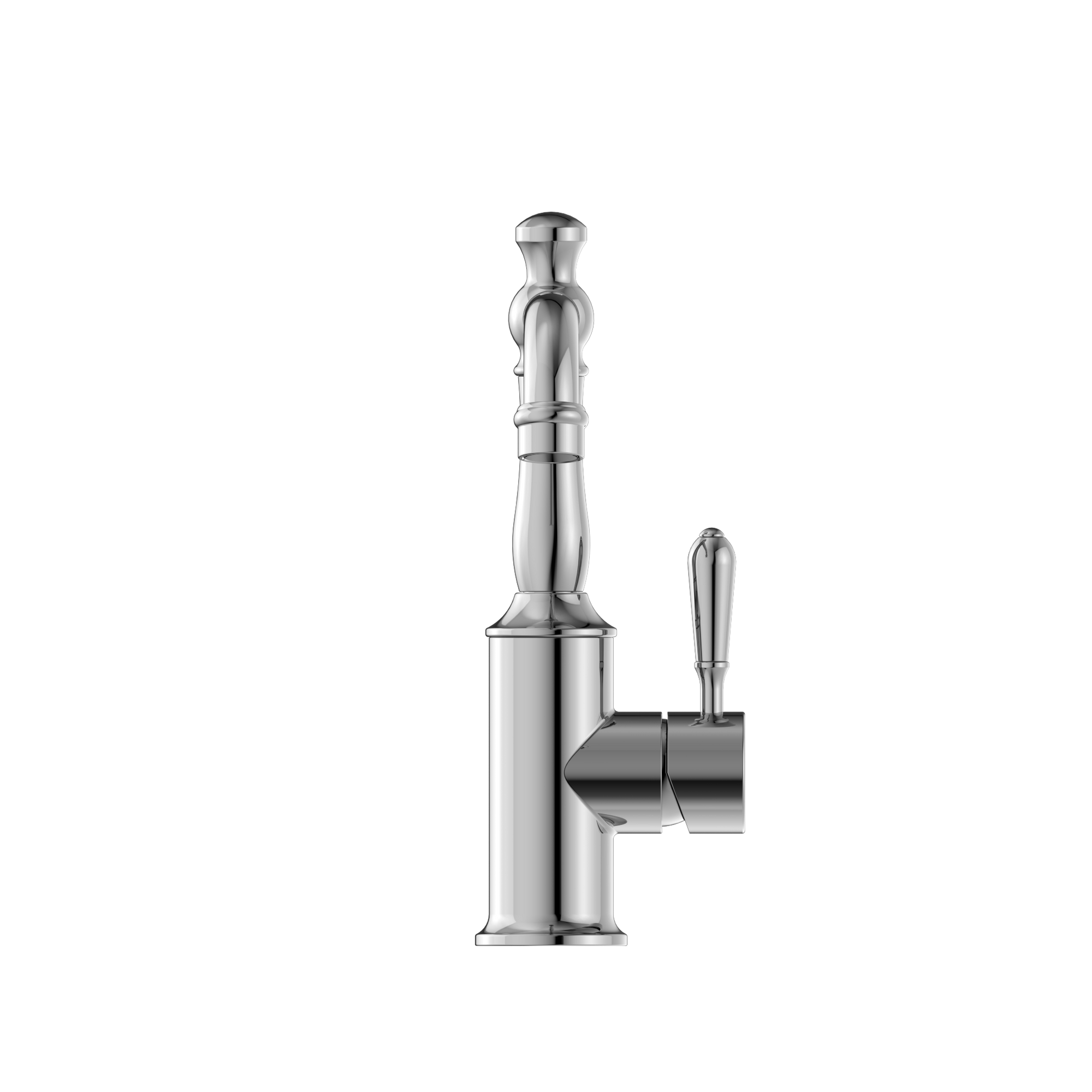 York Basin Mixer With Metal Lever Chrome