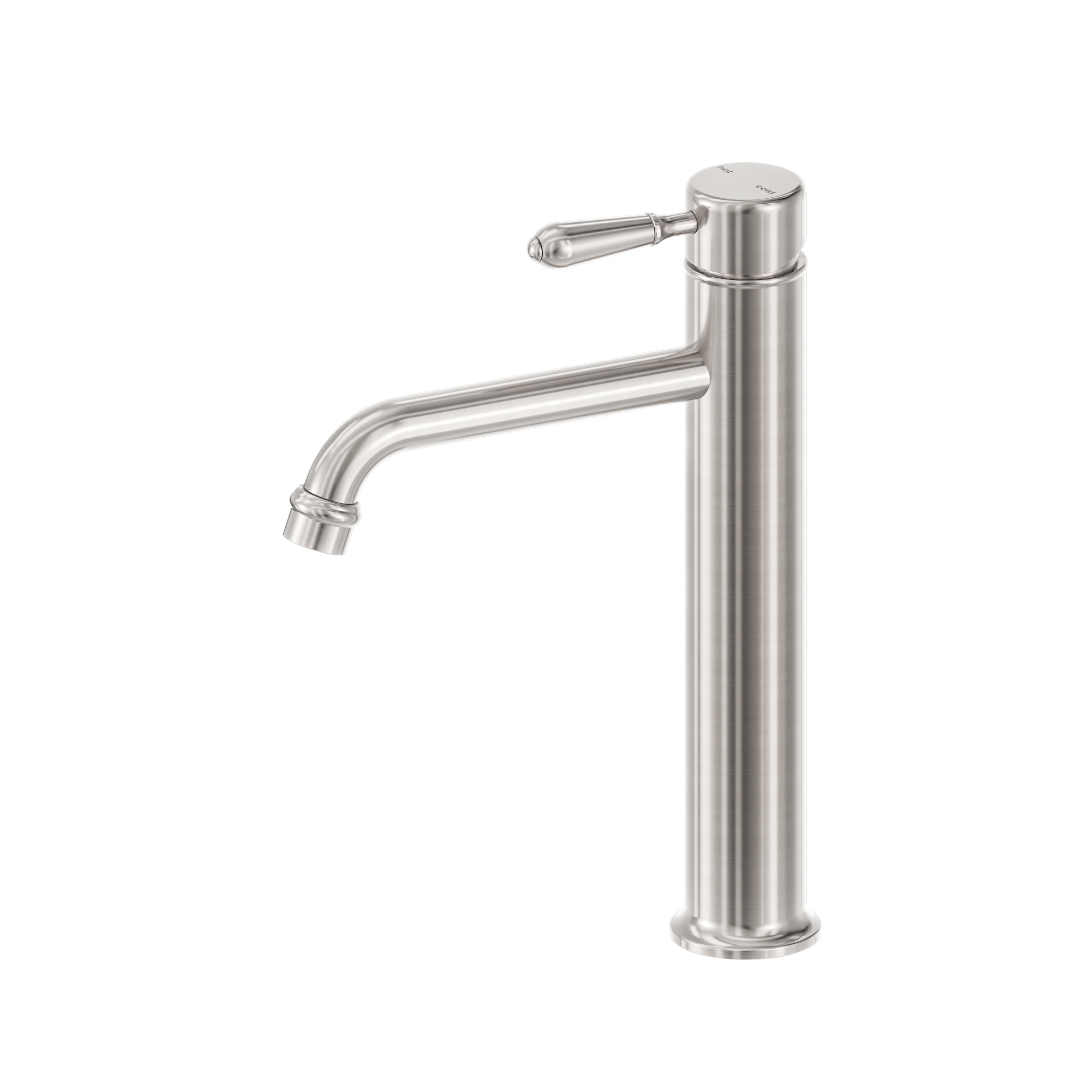 York Straight Tall Basin Mixer With Metal Lever