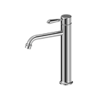 York Straight Tall Basin Mixer With Metal Lever