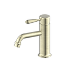 York Straight Basin Mixer With Metal Lever