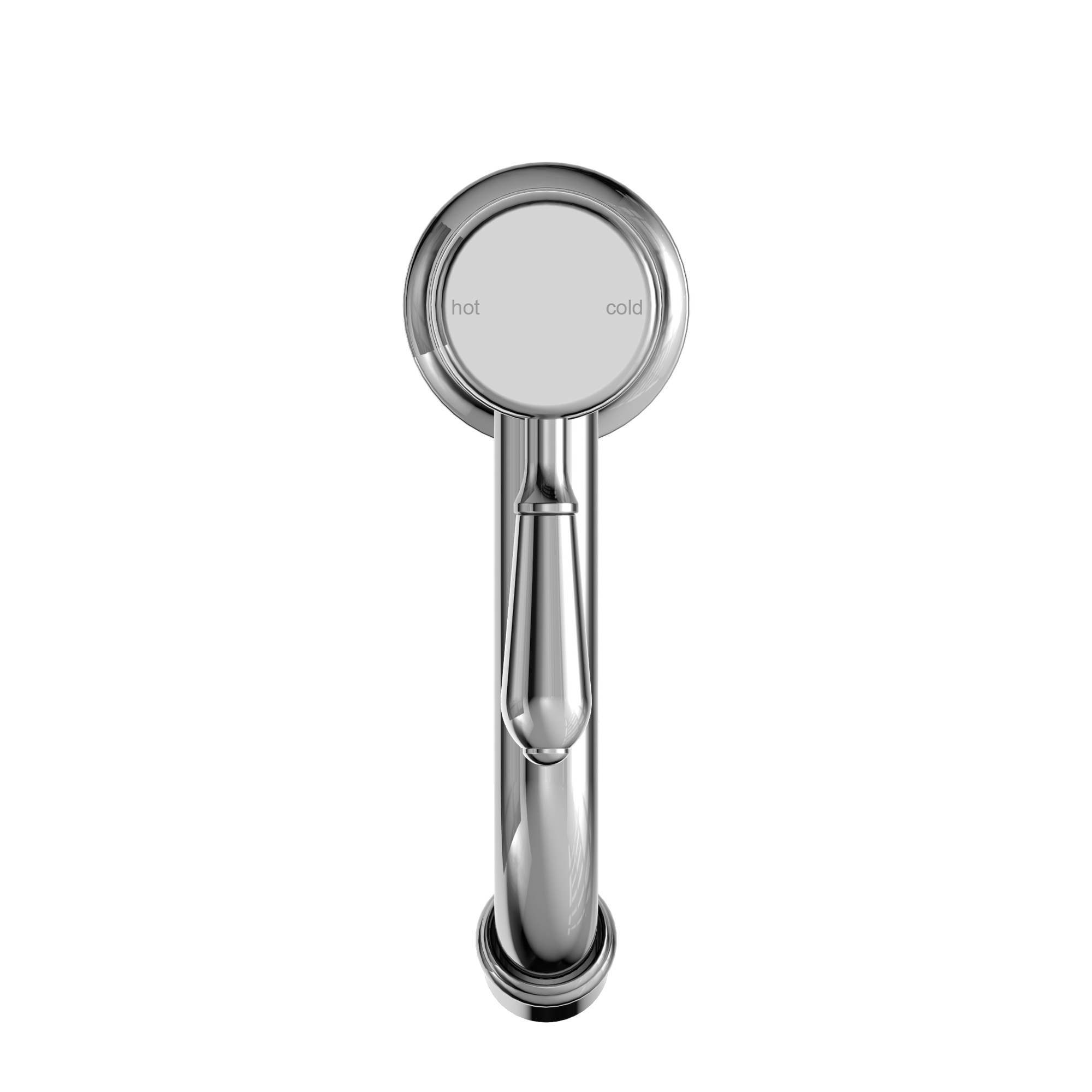 York Straight Basin Mixer With Metal Lever Chrome