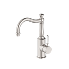 York Basin Mixer Hook Spout With White Porcelain Lever