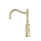 York Basin Mixer Hook Spout With Metal Lever