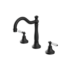 York Basin Set With White Porcelain Lever