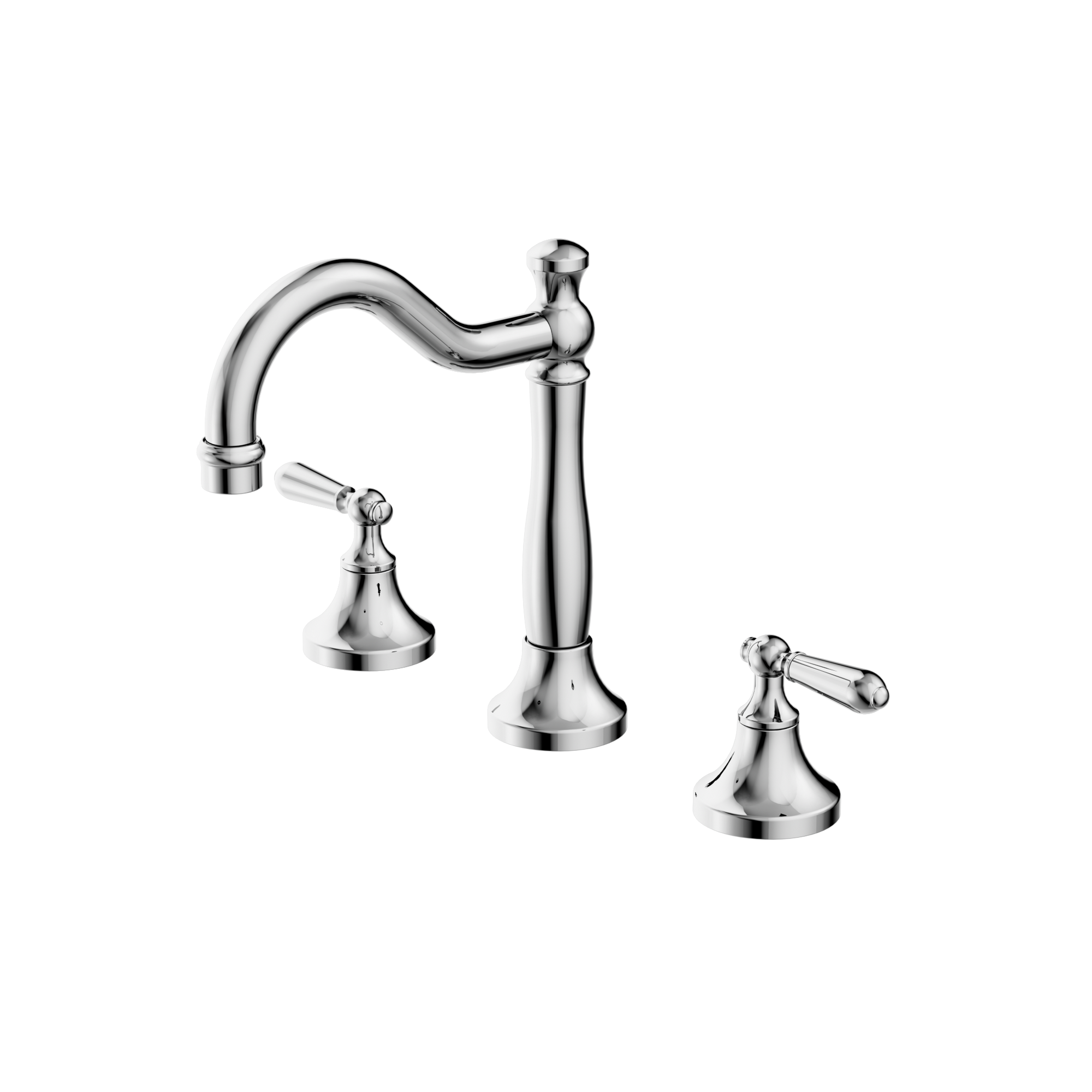 York Basin Set With Metal Lever