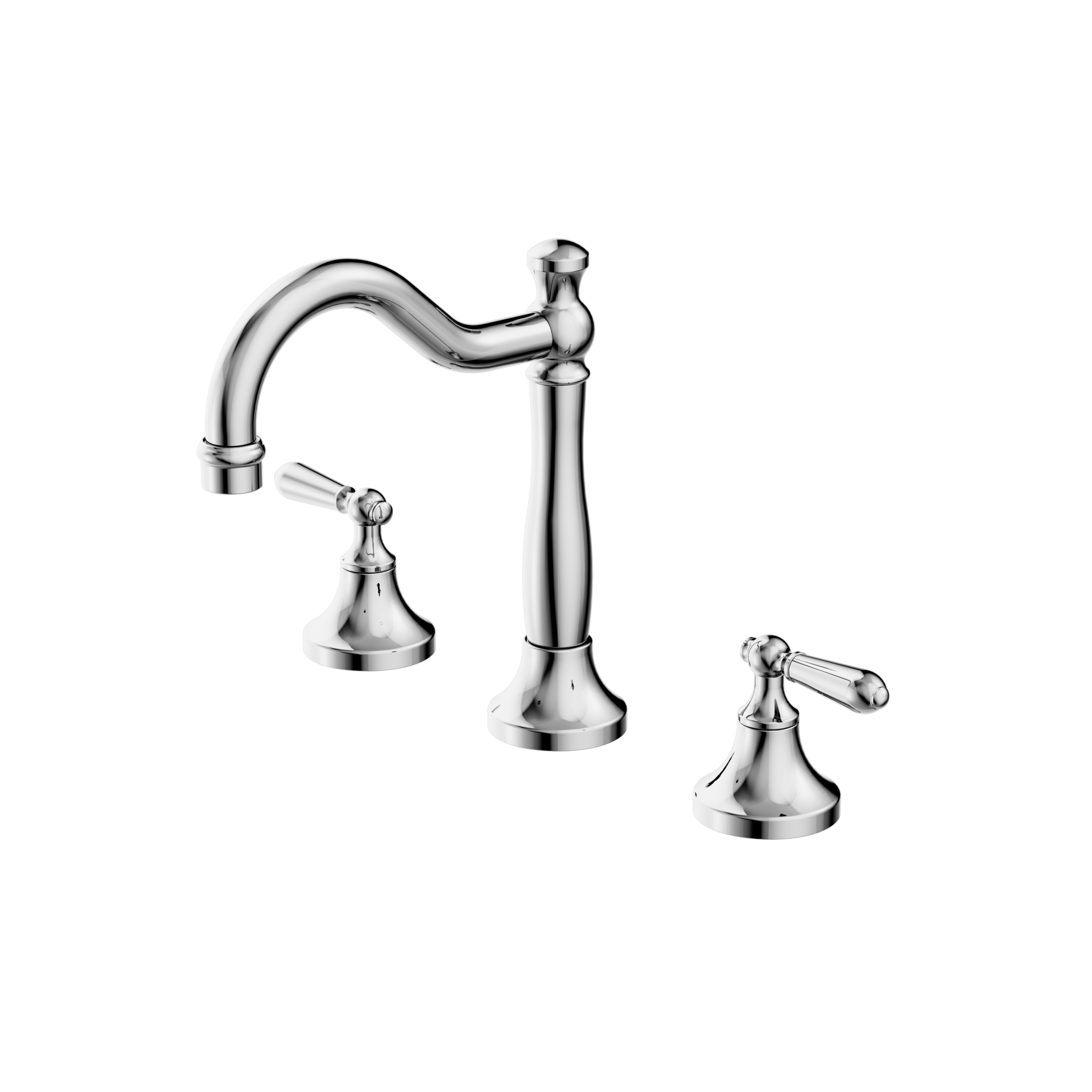 York Basin Set With Metal Lever