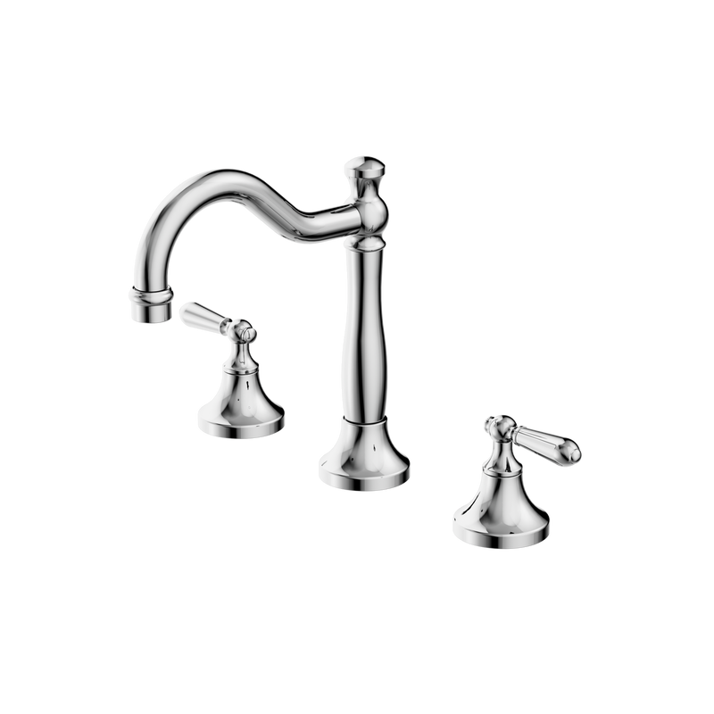 York Basin Set With Metal Lever