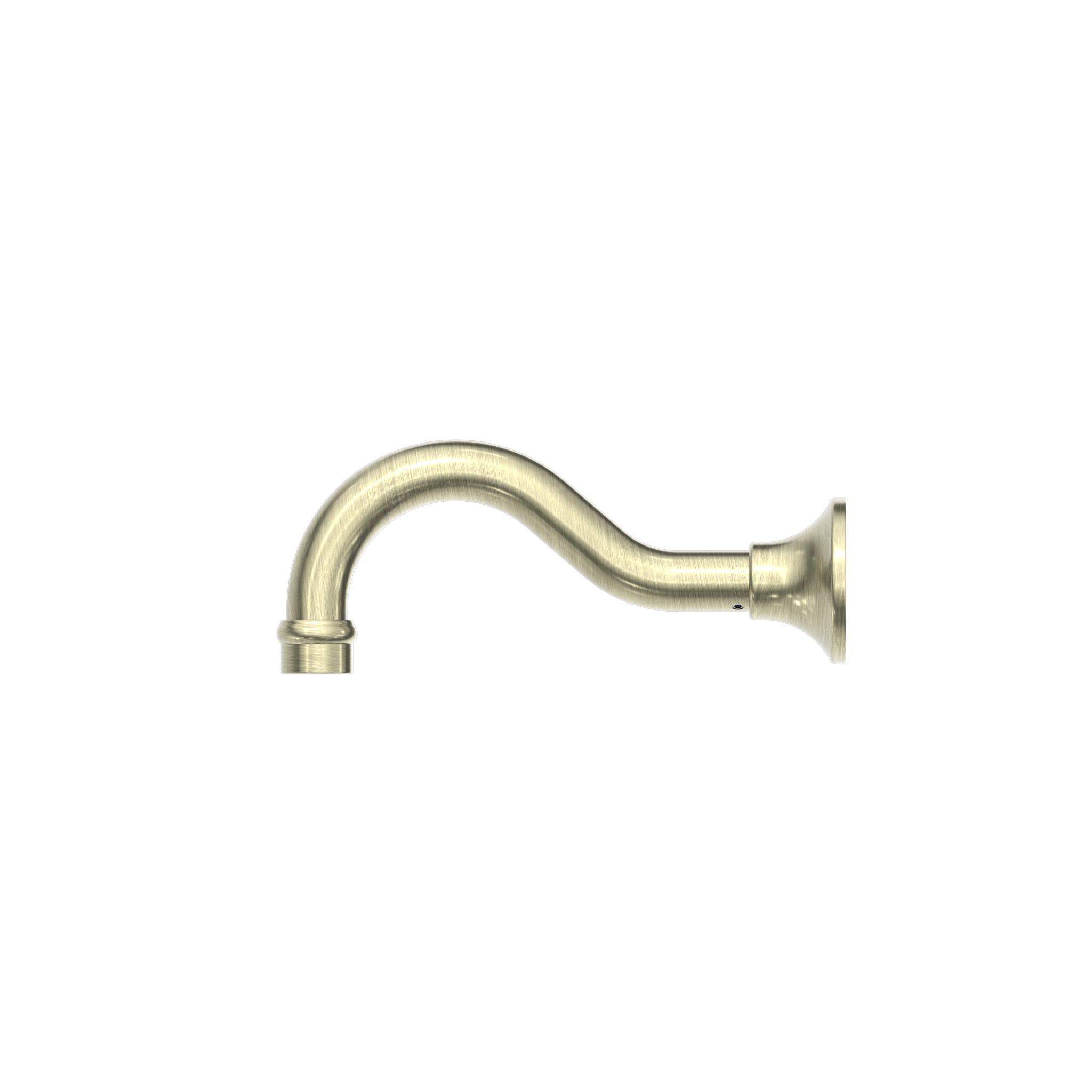 York Bath Spout Only Aged Brass
