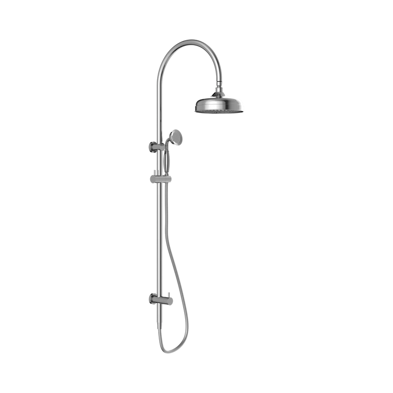 York Twin Shower With Metal Hand Shower Chrome