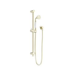 York Shower Rail With White Porcelain Hand Shower