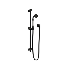 York Shower Rail With White Porcelain Hand Shower