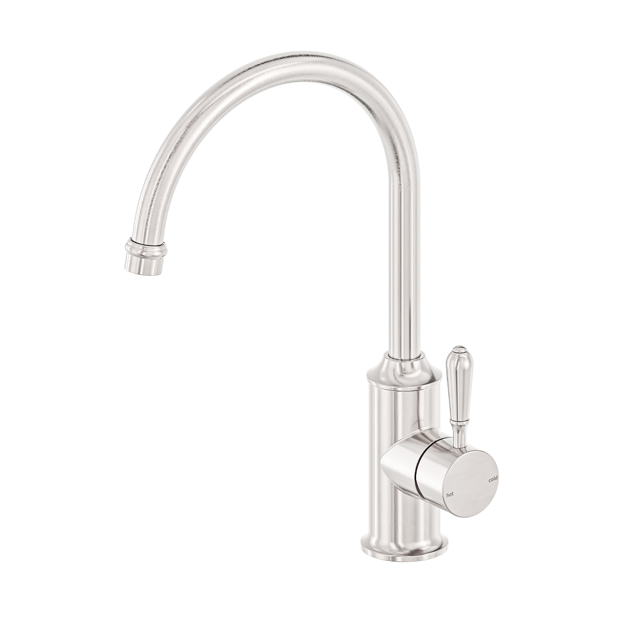 York Kitchen Mixer Gooseneck Spout With Metal Lever