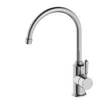 York Kitchen Mixer Gooseneck Spout With Metal Lever