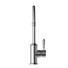 York Kitchen Mixer Gooseneck Spout With Metal Lever Chrome