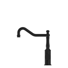 York Kitchen Mixer Hook Spout With Metal Lever Matte Black