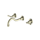 York Wall Basin Set With Metal Lever