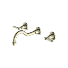 York Wall Basin Set With Metal Lever