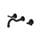 York Wall Basin Set With Metal Lever