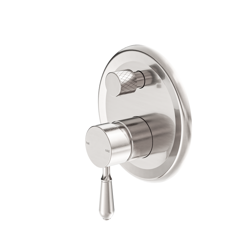 York Shower Mixer With Diverter With Metal Lever