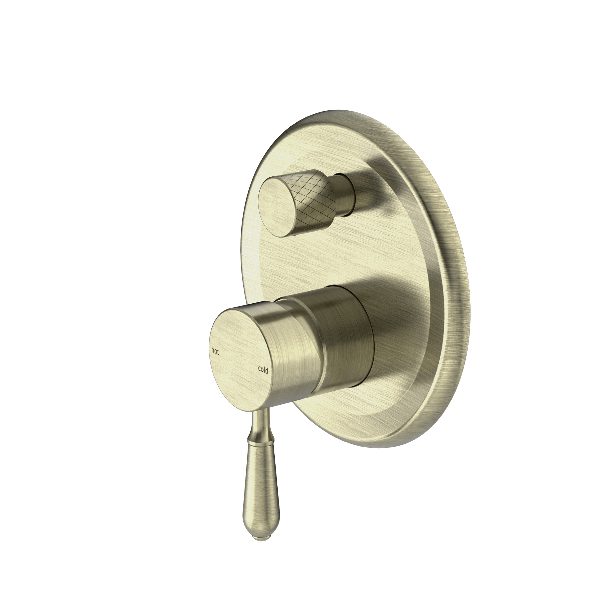 York Shower Mixer With Diverter With Metal Lever
