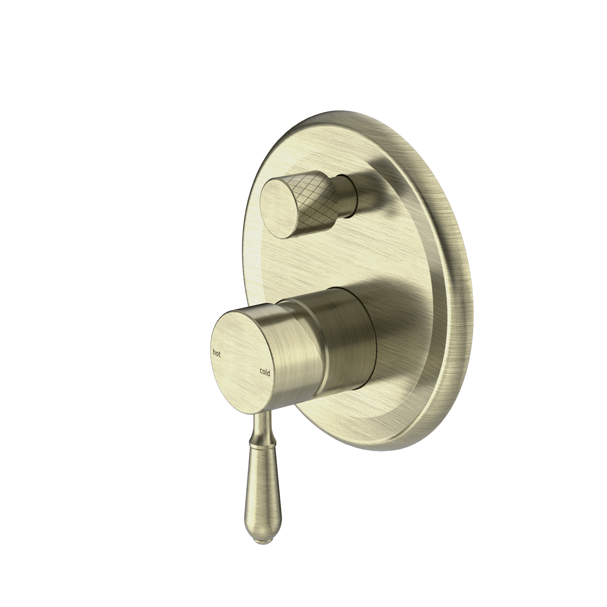 York Shower Mixer With Diverter With Metal Lever